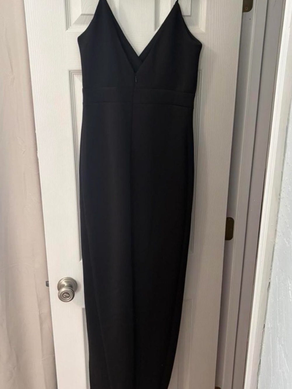 ASOS Black Sleeveless V-Neck Maxi Dress - Picture 2 of 5